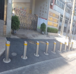河北銀行小區(qū)防撞檔車全自動液壓一體升降柱
